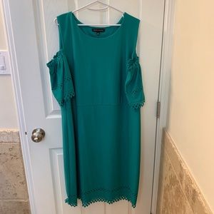 Banana republic peek-a-boo shoulder dress